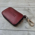 Dr.key Genuine Leather Car Smart Key Chain Coin Holder Metal Hook