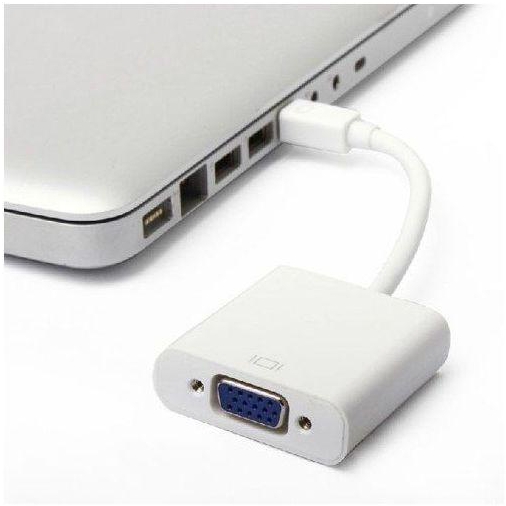 Generic Thunderbolt Mini Displayport To Vga Cable Adapter For Apple Macbook Pro Air Imac