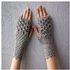 Crochet Gloves - Grey