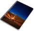 Bonfire In The Desert A5 Spiral Notebook Multicolour