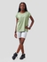 Inken Solid Short Sleeve Hi-Lo T-shirt - Light Green