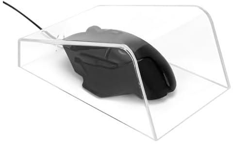 Geekria Mouse Dust Cover, Acrylic Material Provides Dustproof, Waterproof and Splash-Proof, Durable, Impact-Resistant, Compatible with Logitech G502 Gaming Mouse (Transparent Acrylic)