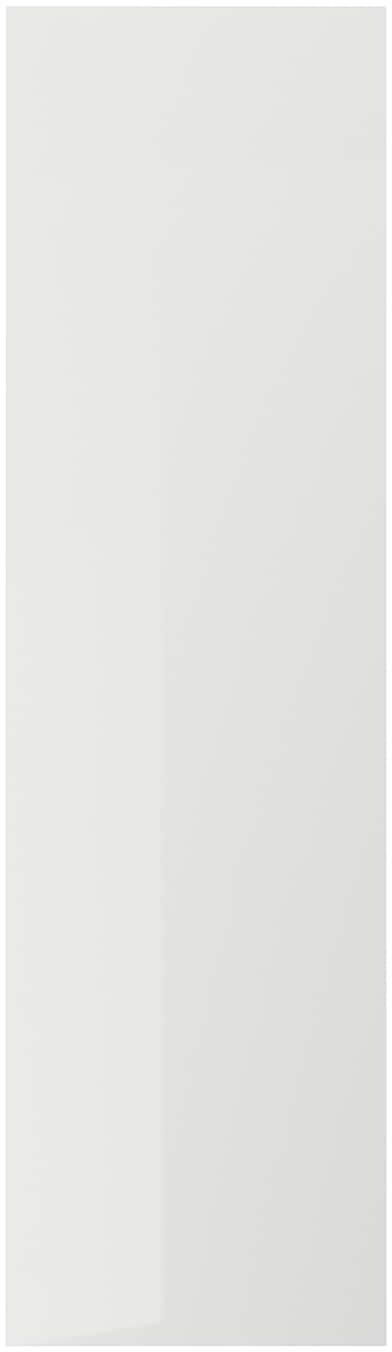 RINGHULT Door - high-gloss light grey 40x140 cm