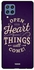 Protective Case Cover For Samsung Galaxy M32 4G Open Your Heart