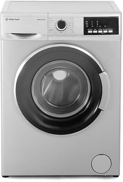 Get White Point WPW71015DS Front Load Washing Machine, Full Automatic, 7 Kg - Silver with best offers | Raneen.com