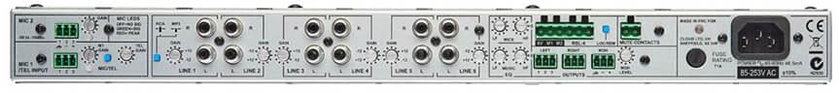 Buy Cloud CX261EK 6 Stereo Line Inputs, 2 Mic Inputs, 1 Stereo Output Zone Plus 'MP3 Input' & 'Music on Hold' -  Online Best Price | Melody House Dubai