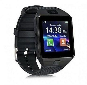 Generic DZ09 - 1.56 Smart Watch - 0.3MP Camera Touch Screen - Black