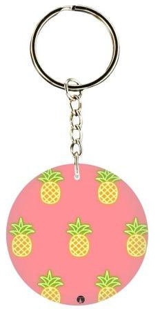Pineapple Printed Keychain
