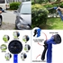 Aiwanto 100FT Garden Hose Water Hose Connector Pipe Upgrade Expandable Garden Water Hose7 Function Spray Hose Nozzle,Flexible Water Pipe with Solid Fittings for Garden Lawn Car Pet Washing(Blue)