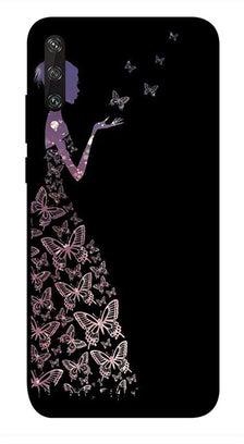 Protective Case Cover For Huawei Y6P Girl And Butterflies