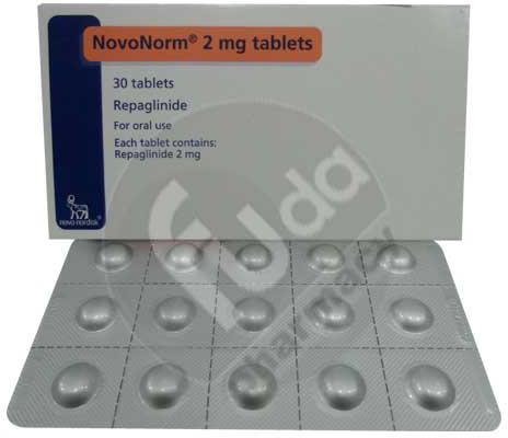 Novonorm 2 Mg 30 tablet 2 Strips