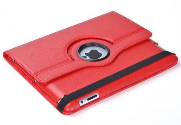 360 Rotating Leather Stand Case cover for Apple iPad 2 Apple ipad 3