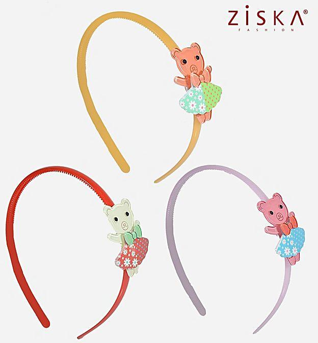 ZISKA Hair Accessories Set of 3 Piece - Multicolour