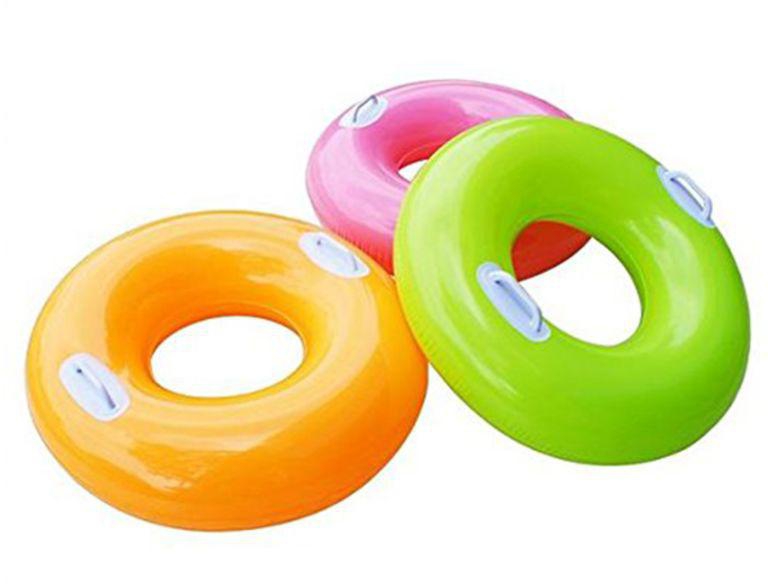 3-Piece Heer Inflatable Pool Swim Tube With 2 Handles 30 inch