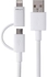 PNY TECHNOLOGIES 2-in-1 Lightning + Micro USB to USB 2.0 Sync & Charge Cable