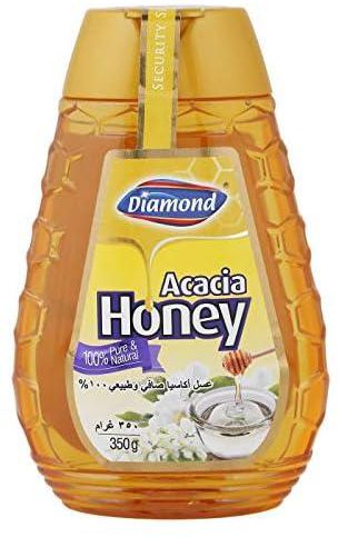 Diamond Acacia Honey Squeezer, 350 g