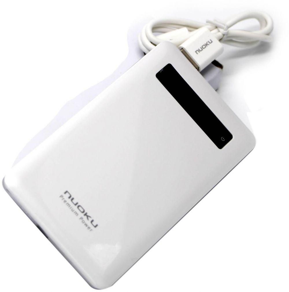 Nouku 4500mah ultra slim power bank for Sony Mobiles in White