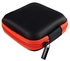 Neworldline Portable Mini Round Storage Case Bag For Earphone Headphone SD TF Cards Storage-Purple