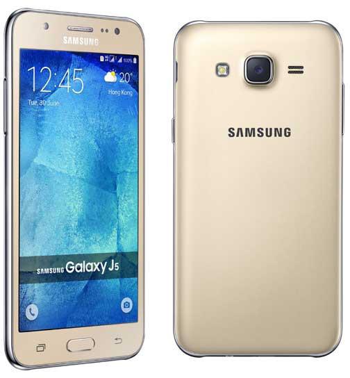 Samsung Galaxy J5 8GB 3G Dual SIM Smartphone Gold