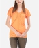 Ravin Polyester Plain T-Shirt - Orange