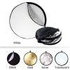 Collapsible Reflector Photographic Lighting Disc 60cm for Studio or On-Site Use 5 in 1 - Translucent Gold Silver White and Black
