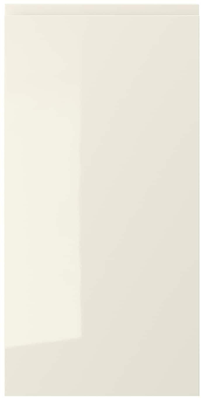 VOXTORP Door - high-gloss light beige 40x80 cm
