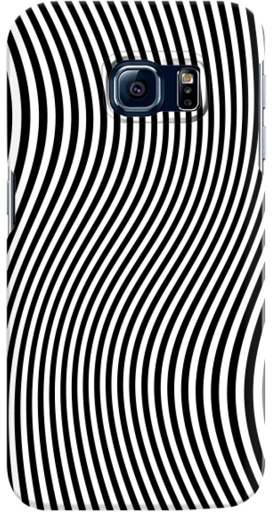 Stylizedd Samsung Galaxy S6 Edge Premium Slim Snap case cover Gloss Finish - Zebra Lines