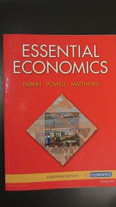 Pearson Essential Economics ,Ed. :1