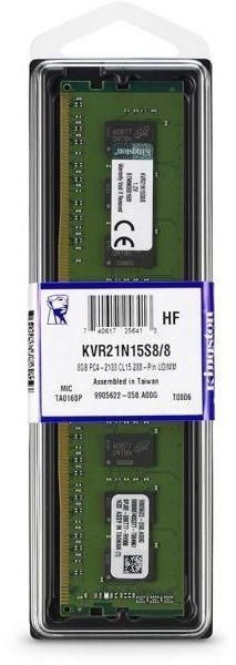Kingston 8GB DDR4 Bus Speed 2100 Memory