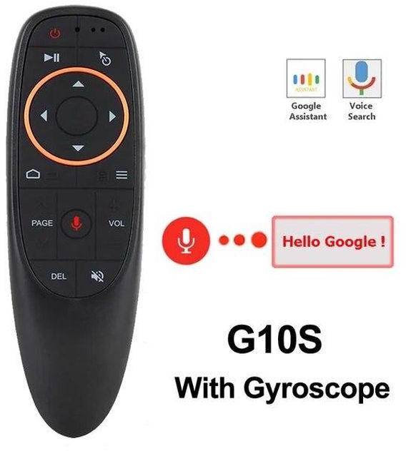 G10s Pro Backlit Air Mouse Voice Remote Control 2.4g mouse