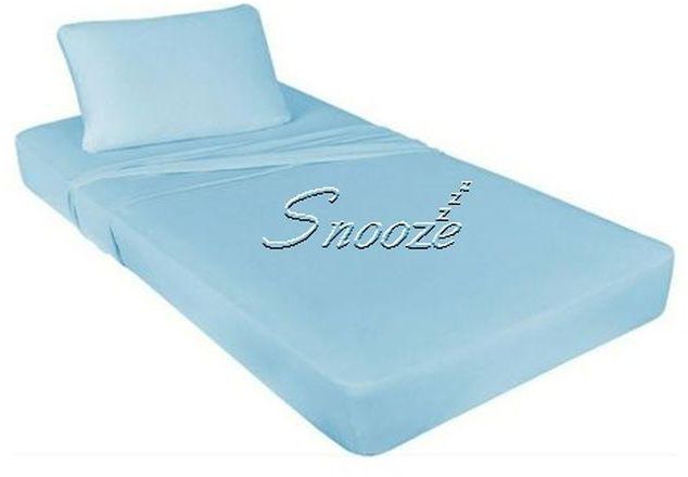 Snooze Flat Bed Sheet Set 2 PCS ,180*240 Cm (Sky Blue)