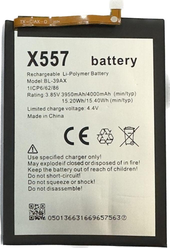 Replacement Battery For Hot 4 (X557)