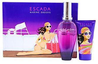 Escada Marine Groove for Women gift set 50ml EDT 50ml Sg and Pouch