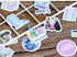 46 Pieces Decorative Stickers Album Items Decorative Seal Paste Multifunctional DIY Album Stickers