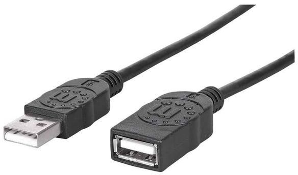 Manhattan Hi-Speed USB 2.0 Extension Cable USB 2.0 Type-A Male To Type-A