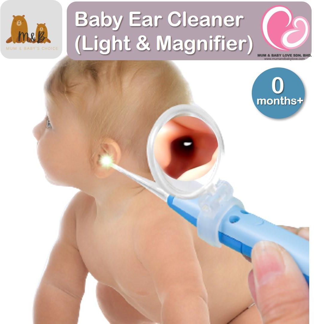 M&amp;B Parhdoas Baby Ear Cleaner / Ear Pick with Light &amp; Magnifier (Mint)