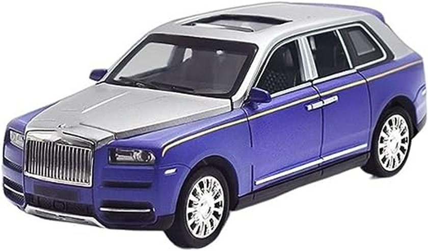 Rolls Royce Diecast Metal Car Sound And Light Gift 1:32(Color: Purple)