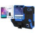 Ozone Heavy Duty Tough Rugged Hybrid Case Cover with Screen protector for Samsung Galaxy Note 5 Blue