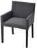 MÅRENÄS Chair cover - dark grey/Gunnared