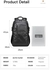 Lightweight laptop backpack for men, travel bag, arctic hunter bag with USB port black