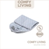 Comfy Living Bolster Cover (S) 10x40cm (Grey Dot)