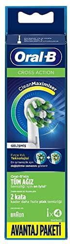 Oral-B Cross Action Replacement Brush Heads Eb50 - Pack Of 4