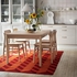 STOCKHOLM 2017 Rug, flatwoven, handmade/zigzag pattern orange, 170x240 cm - IKEA
