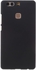 For Huawei P9 Plus - Rubberized PC Hard Back Phone Shell - Black
