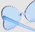 Women's Sunglass With Durable Frame Lens Color Blue Frame Color Blu