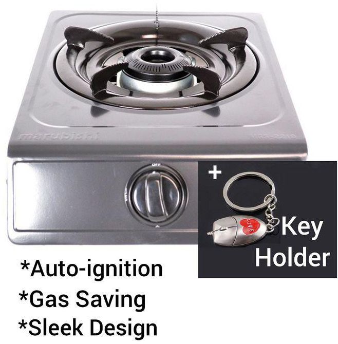 Auto Ignition-Single Burner Table Top Gas Cooker+Key Holder