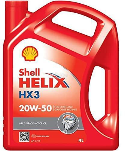 Shell Helix hx3 Red 20W-50, Motor Oil , 4Liter