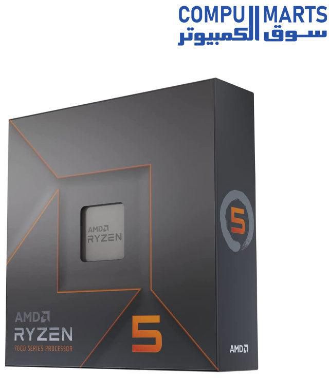 معالج AMD Ryzen 5 7600X 6-Core ، 12-Thread