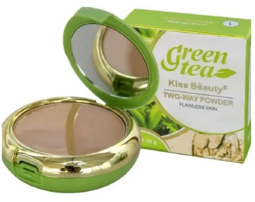 Kiss Beauty Green Tea Two-Way Powder
