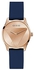GUESS Emblem Collection Analog Rose Gold Dial Women's Watch-GW0509L1, Rose Gold